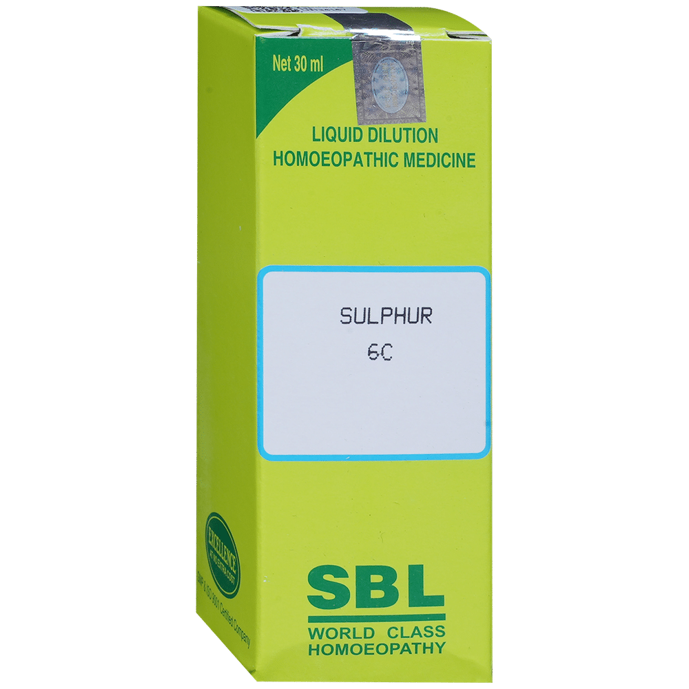 SBL Sulphur Dilution 6 CH