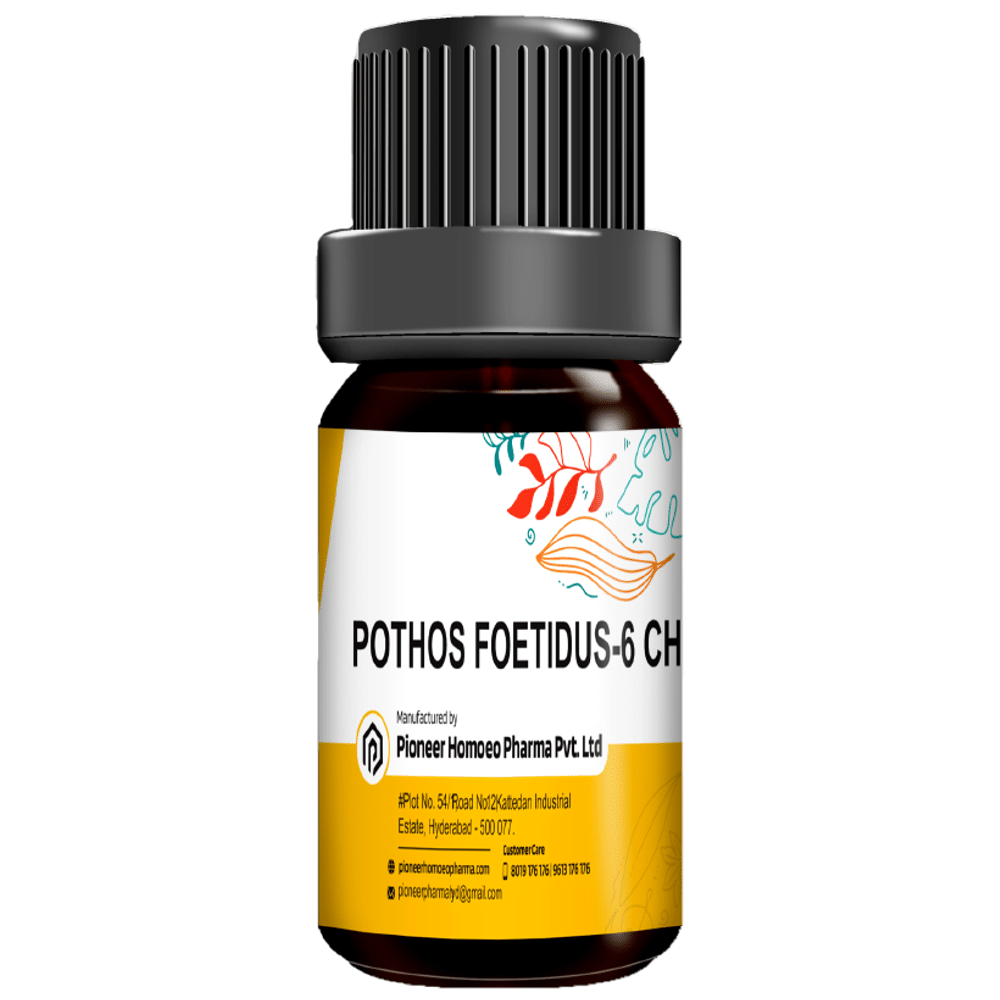 Pioneer Pharma Pothos Foetidus Globules Pellets Multidose Pills 6 CH