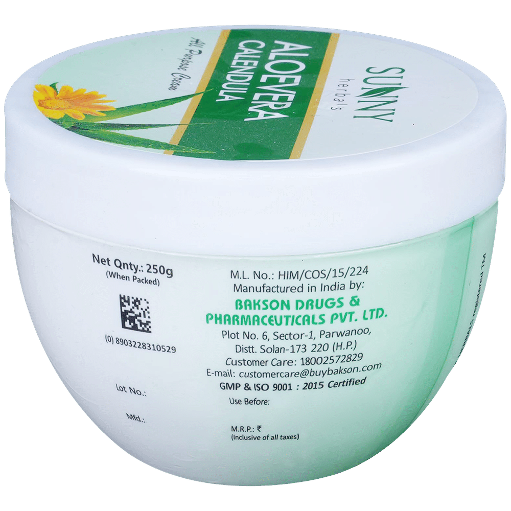 Bakson's Homeopathy Aloevera Calendula Cream