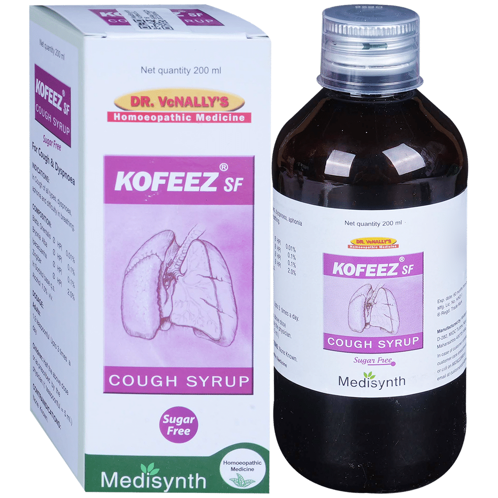 Medisynth Kofeez SF Cough Syrup Sugar Free