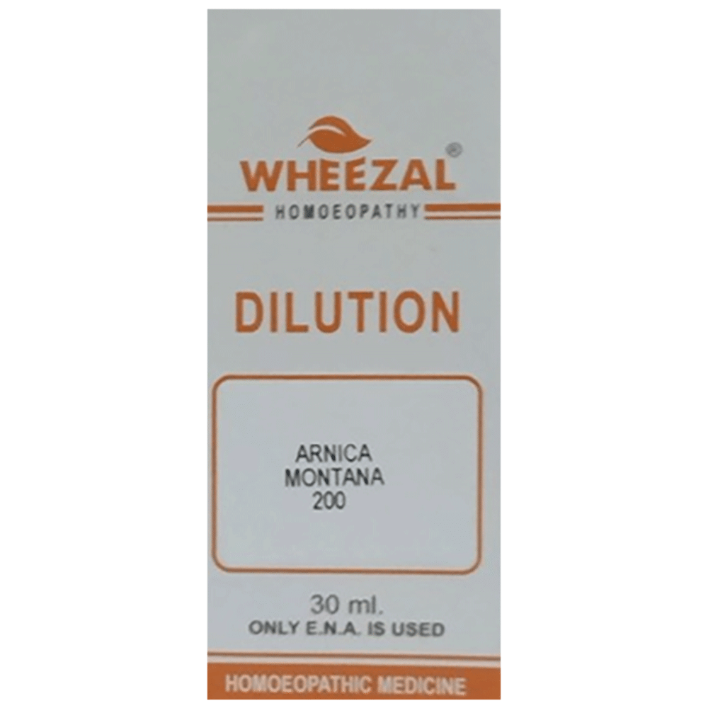 Wheezal Arnica Montana Dilution 200 CH