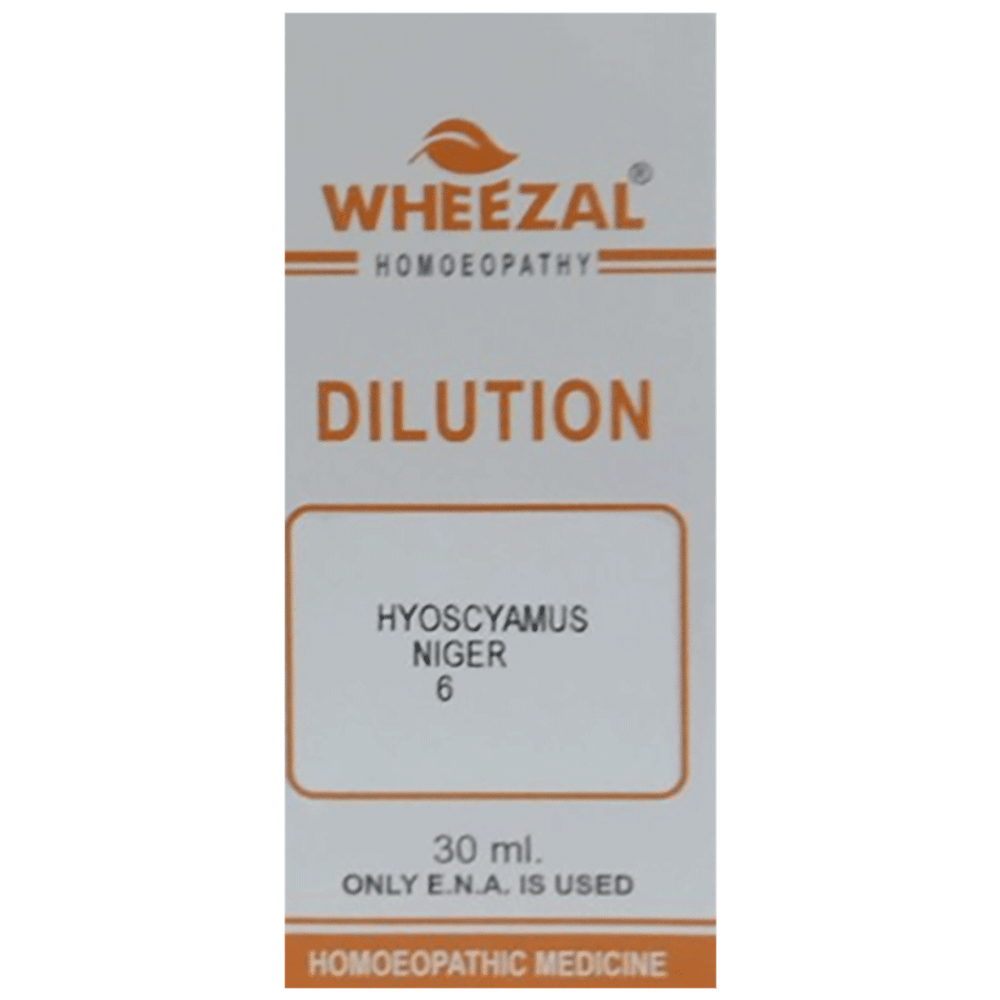 Wheezal Hyoscyamus Niger Dilution 6