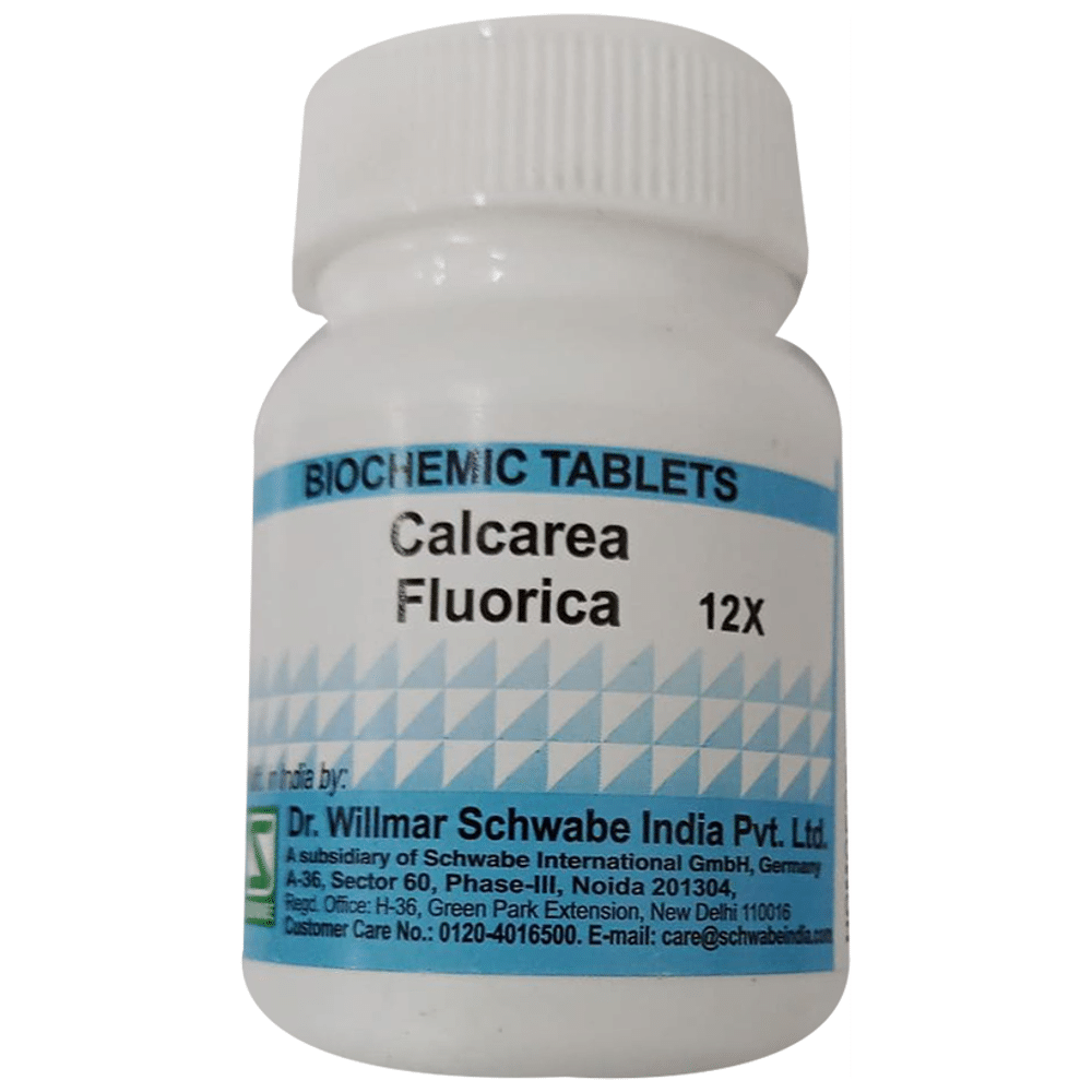 Dr Willmar Schwabe India Calcarea Fluorica Biochemic Tablet 12X