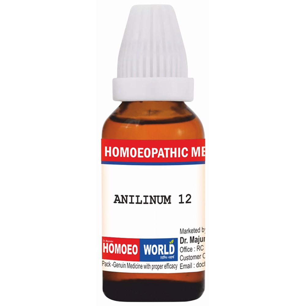 Dr. Majumder Homeo World Anilinum Dilution (30 ml Each) 12 CH