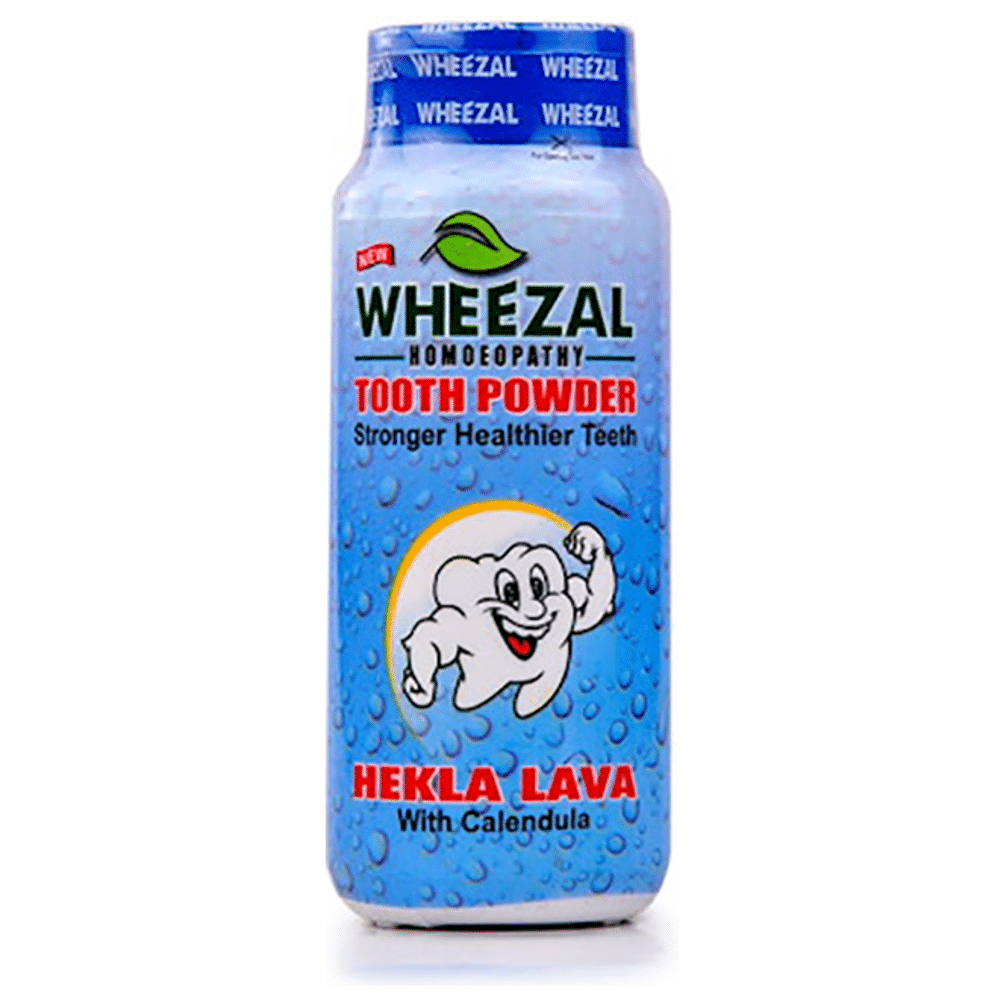 Wheezal Hekla Lava with Calendula Tooth Powder