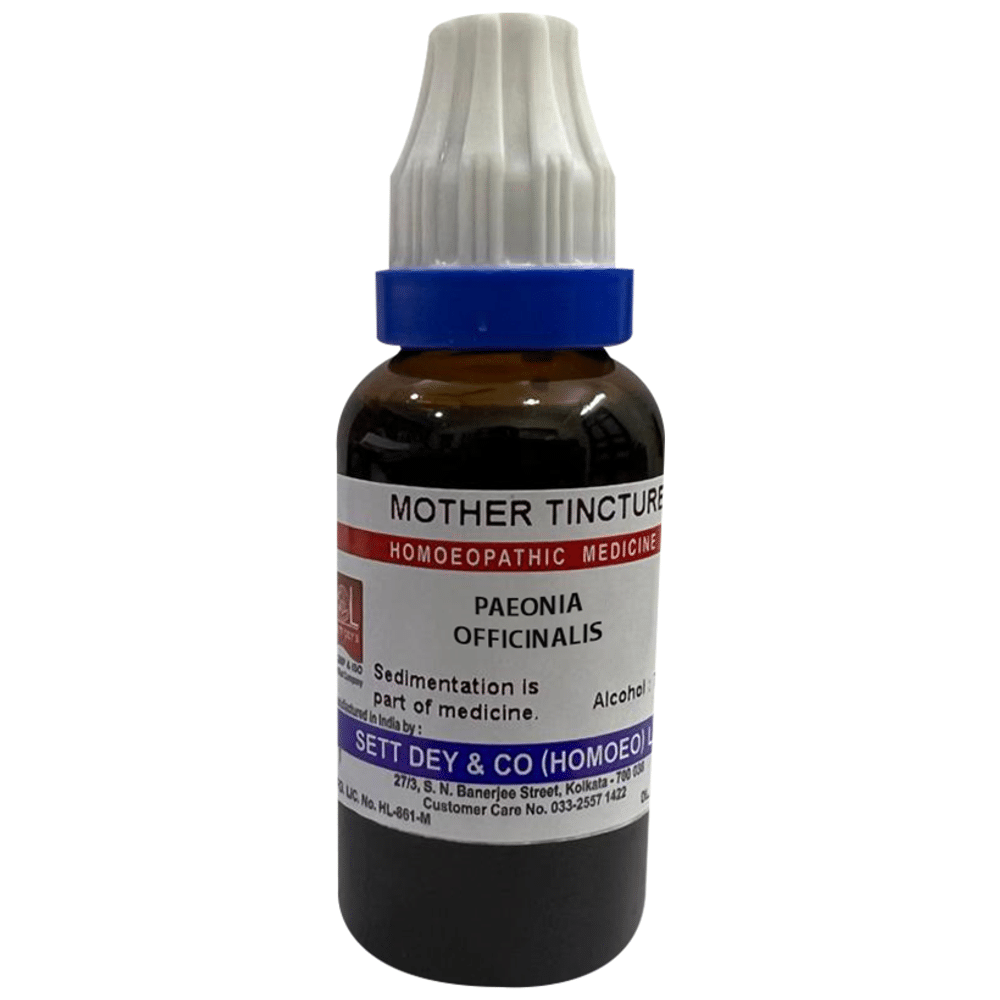 Sett Dey Paeonia Officinalis Mother Tincture