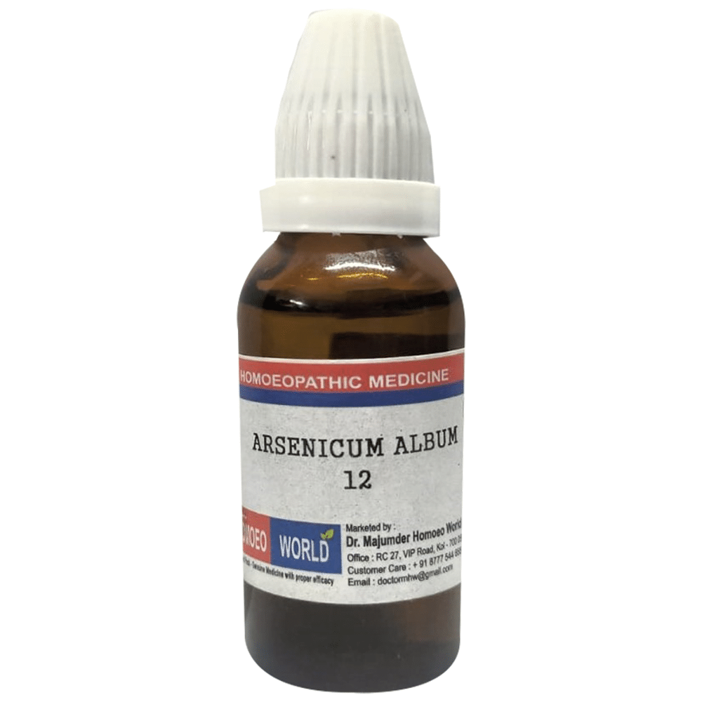 Dr. Majumder Homeo World Arsenicum Album Dilution 12 (30ml Each)