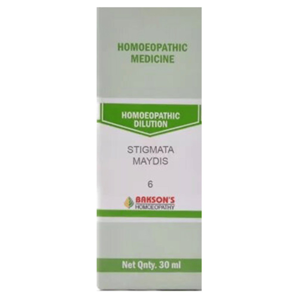 Bakson's Homeopathy Stigmata Maydis Dilution 6 CH