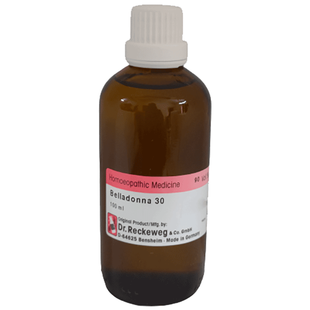 Dr Reckeweg &Co.gmbH Belladonna Dilution  (100ml Each) 30 CH