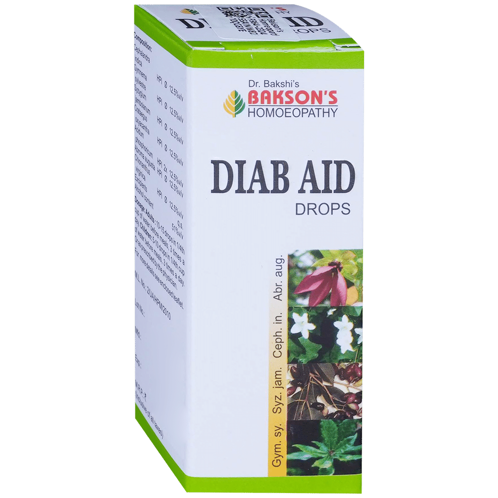 Bakson's Homeopathy Diab Aid Drop