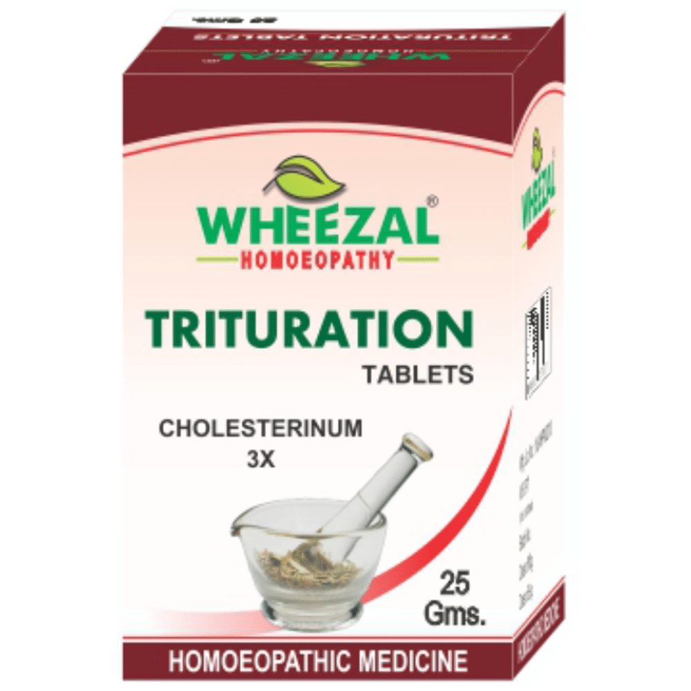 Wheezal Cholesterinum Trituration Tablet 3X