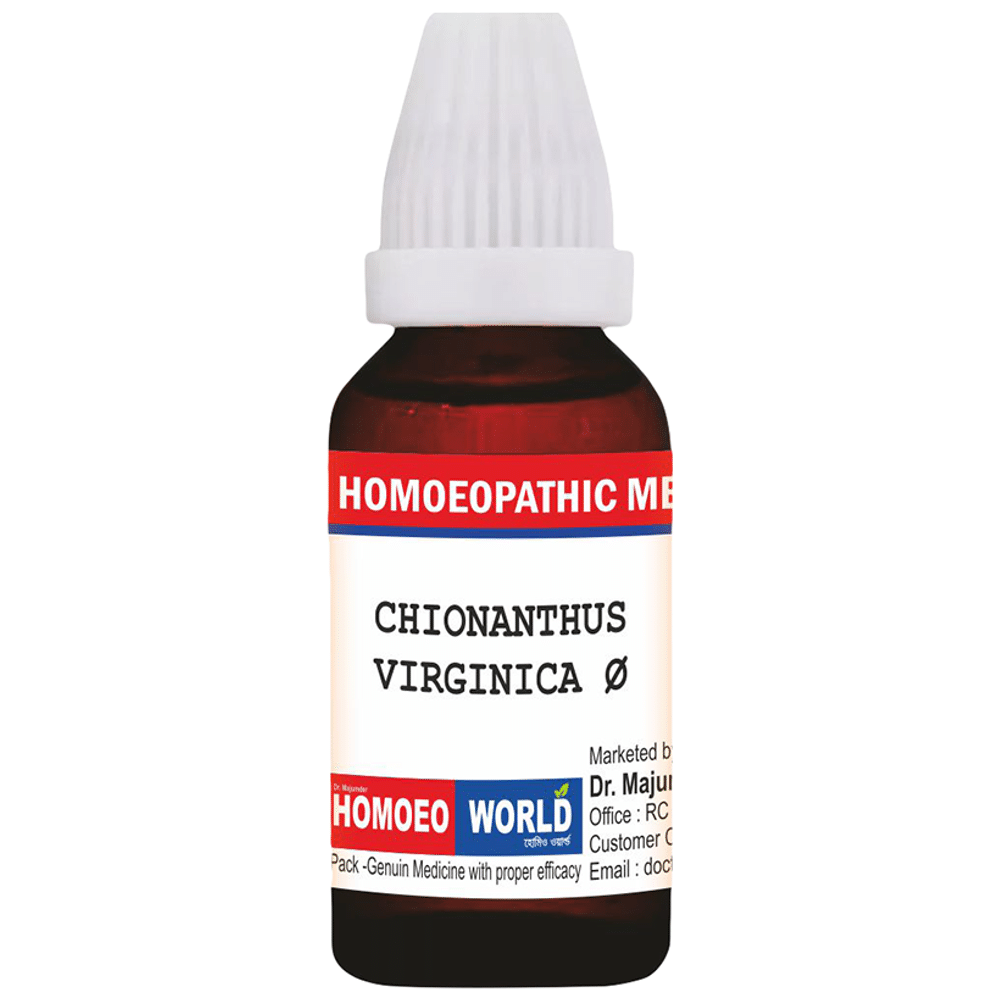 Dr. Majumder Homeo World Chionanthus Virginica Mother Tincture (30ml Each) Q