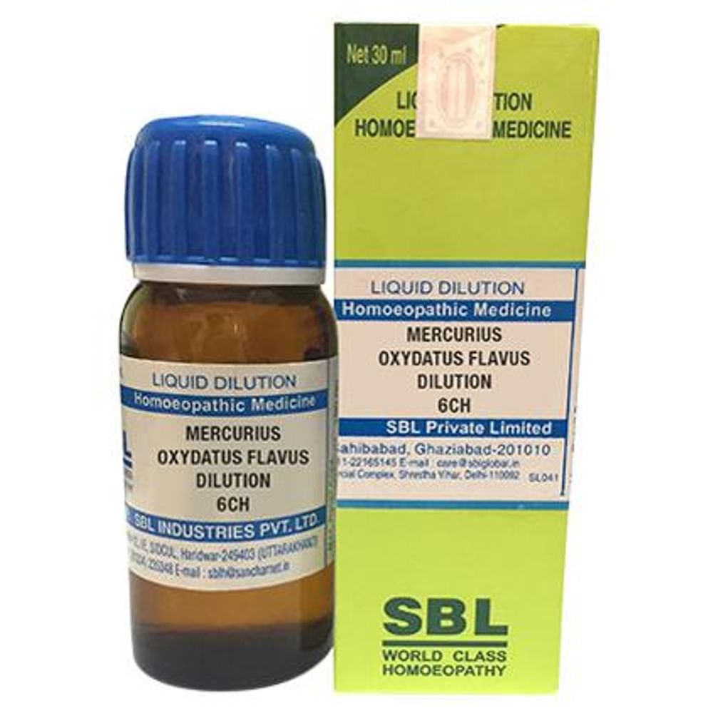 SBL Mercurius Oxydatus Flavus Dilution 6 CH