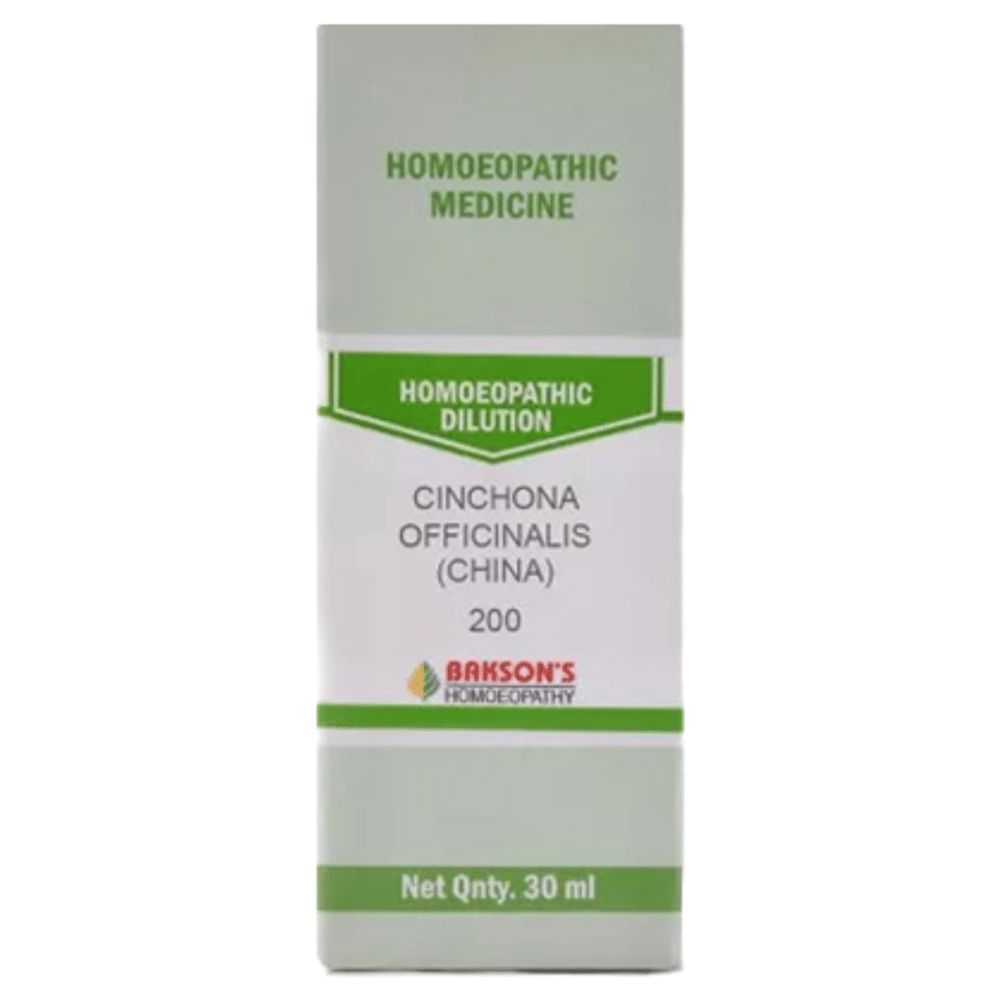 Bakson's Homeopathy Cinchona Officinalis (China) Dilution 200