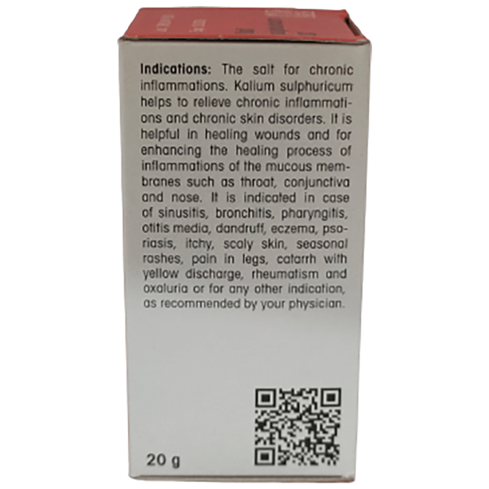 Dr Reckeweg &Co.gmbH Kali Sulphuricum Biochemic Tablet 3X