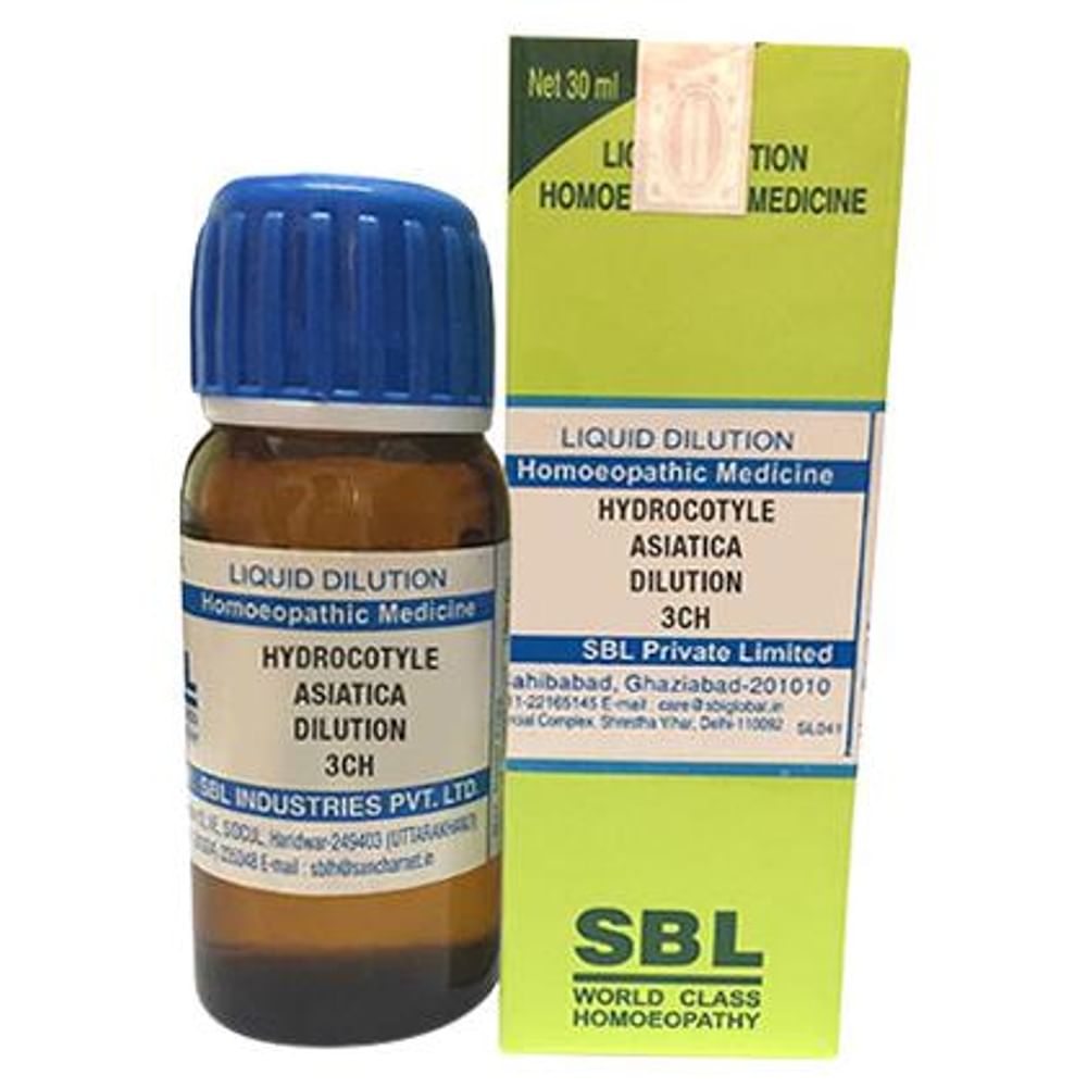 SBL Hydrocotyle Asiatica Dilution 3 CH