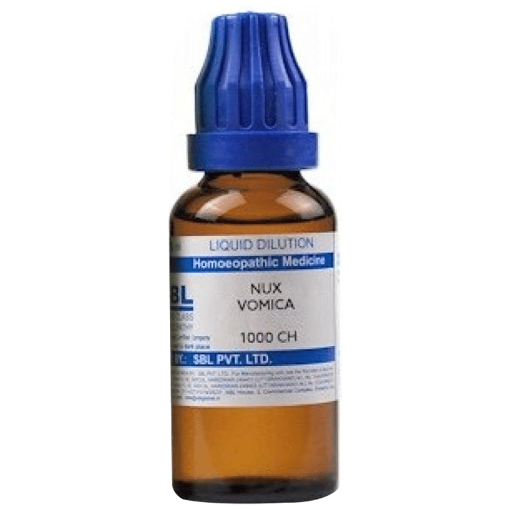 SBL Nux Vomica Dilution Dilution 1000 CH