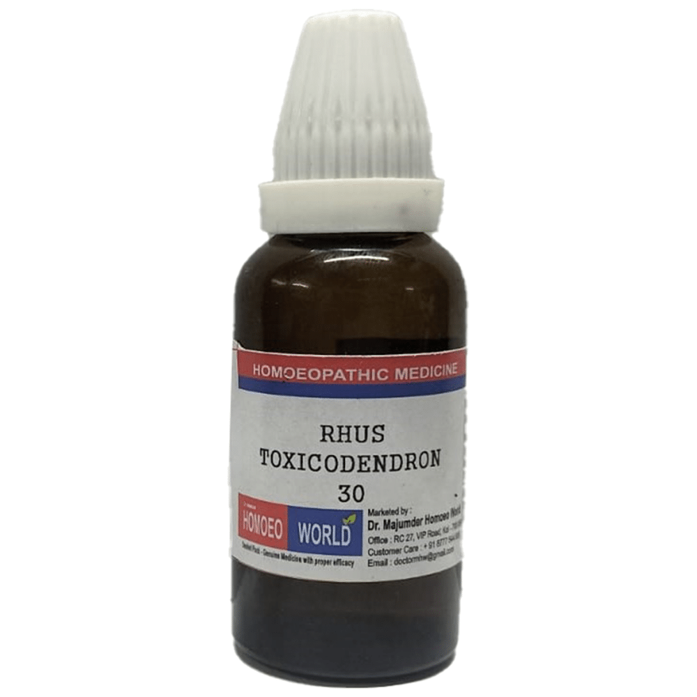 Dr. Majumder Homeo World Rhus Toxicodendron Dilution 30 (30ml Each)