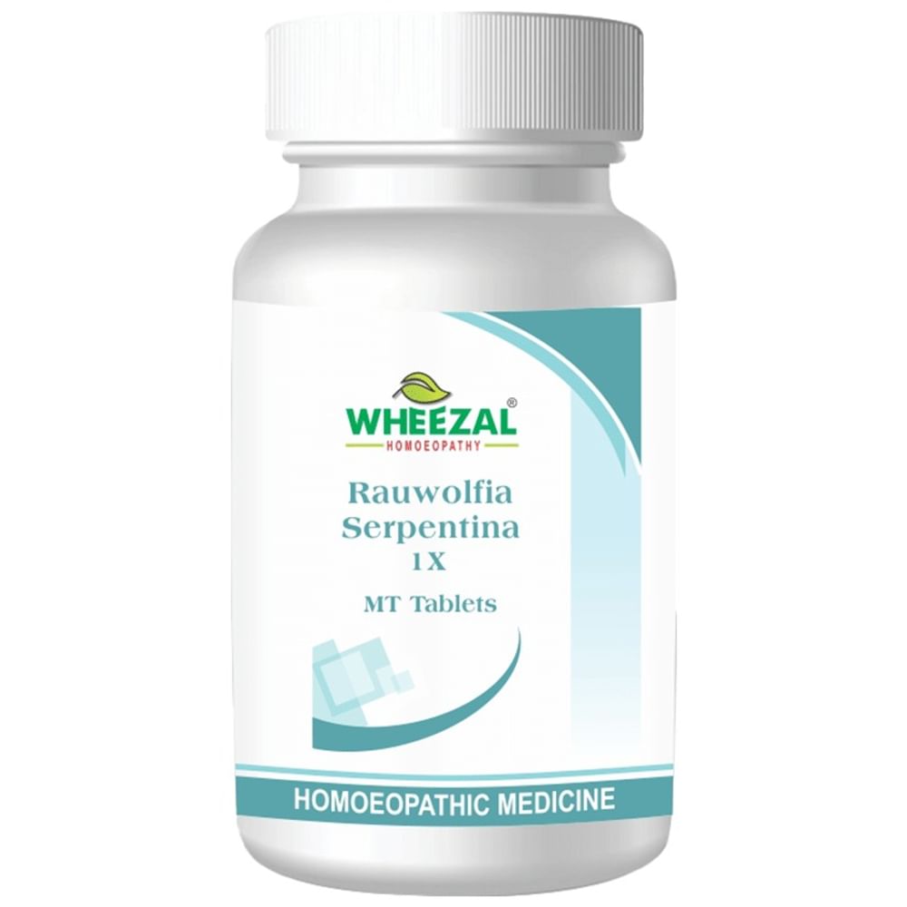 Wheezal Rauwolfia Serpentina 1X MT Tablet