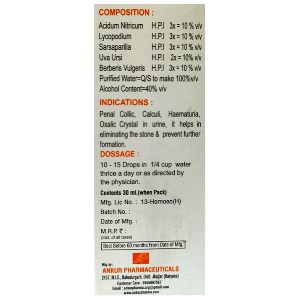 Ankur D-Calculi  Drop