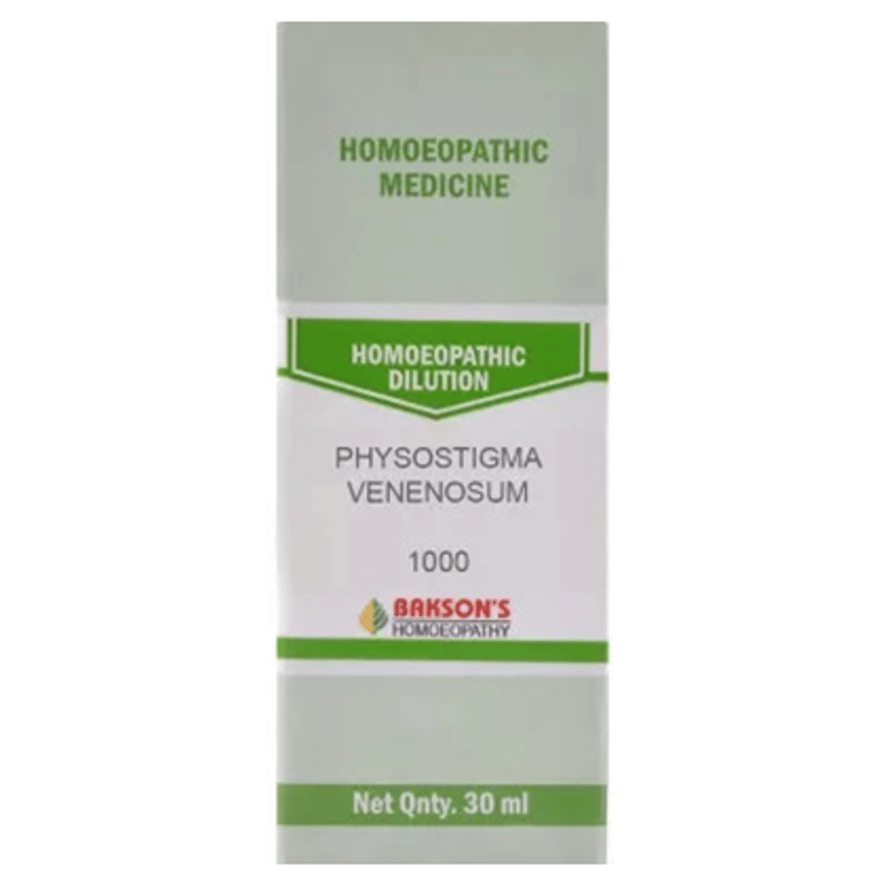 Bakson's Homeopathy Physostigma Venenosum Dilution 1000 CH