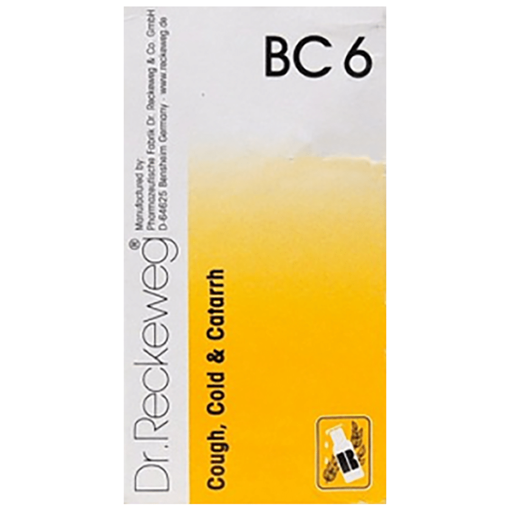 Dr. Reckeweg Bio-Combination 6 (BC 6) Tablet