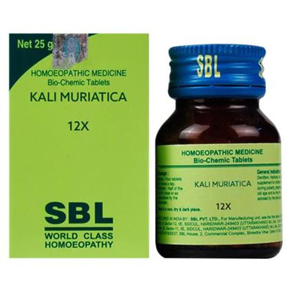 SBL Kali Muriaticum Biochemic Tablet 12X