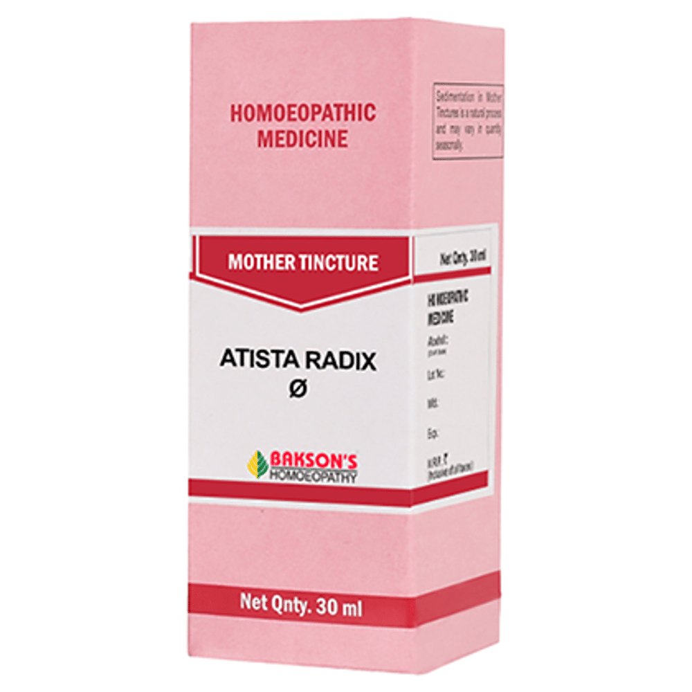 Bakson's Homeopathy Atista Radix Mother Tincture Q