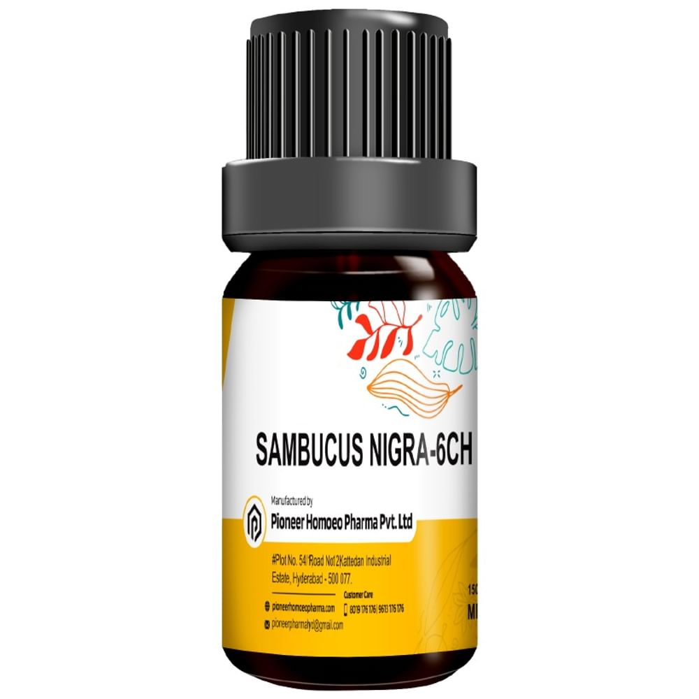 Pioneer Pharma Sambucus Nigra Globules Pellets Multidose Pills 6 CH