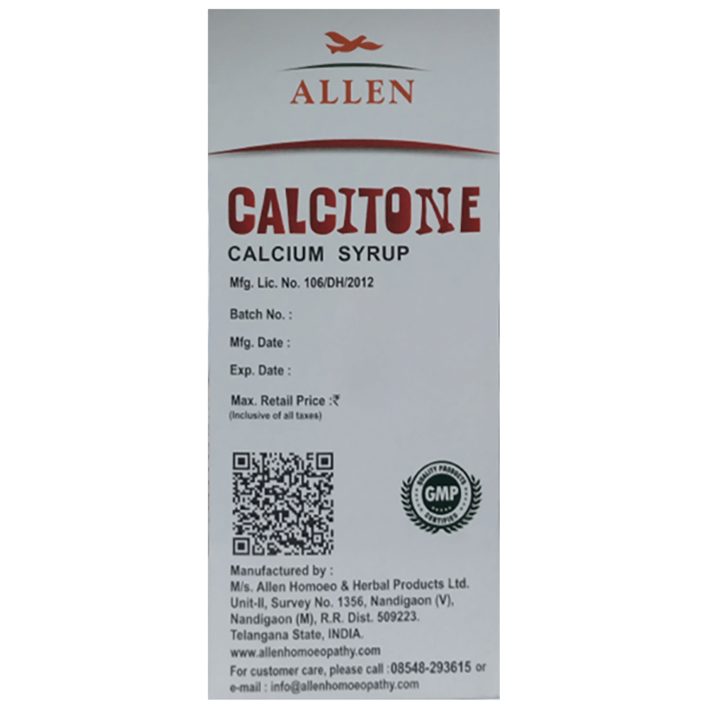 Allen Calcitone Calcium Syrup