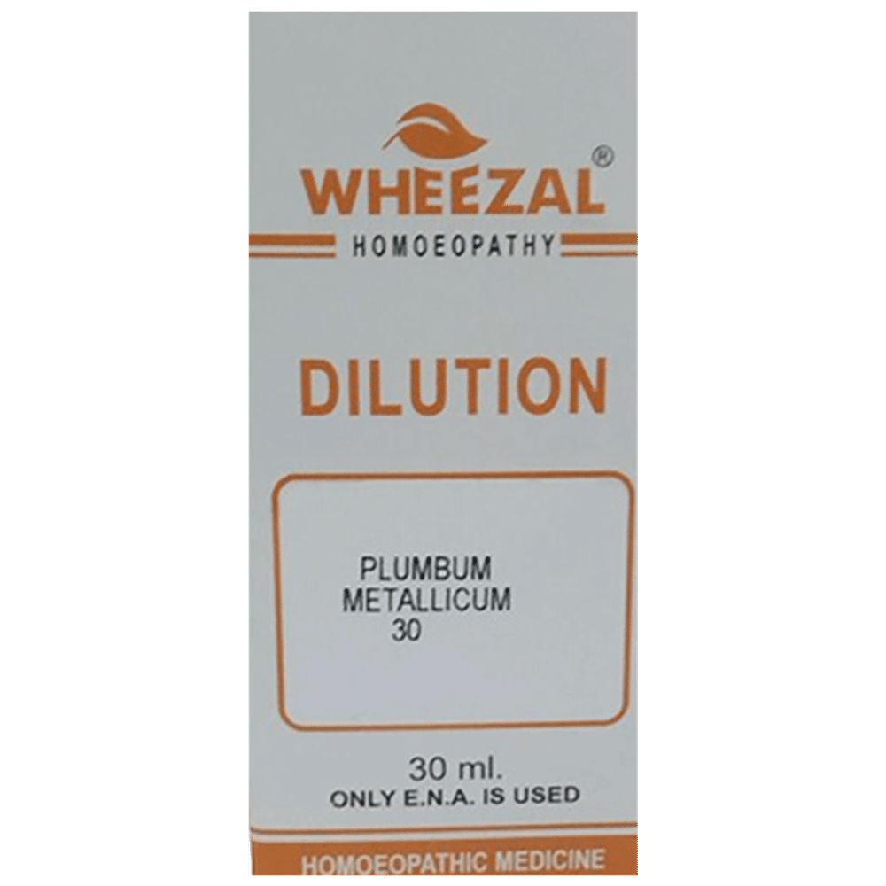 Wheezal Plumbum Metallicum Dilution 30