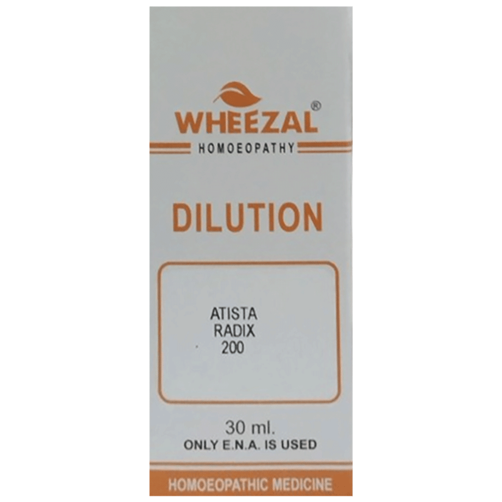 Wheezal Asita Radix Dilution 200