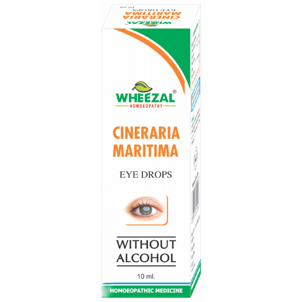 Wheezal Cineraria Maritima Eye Drop Without Alcohol