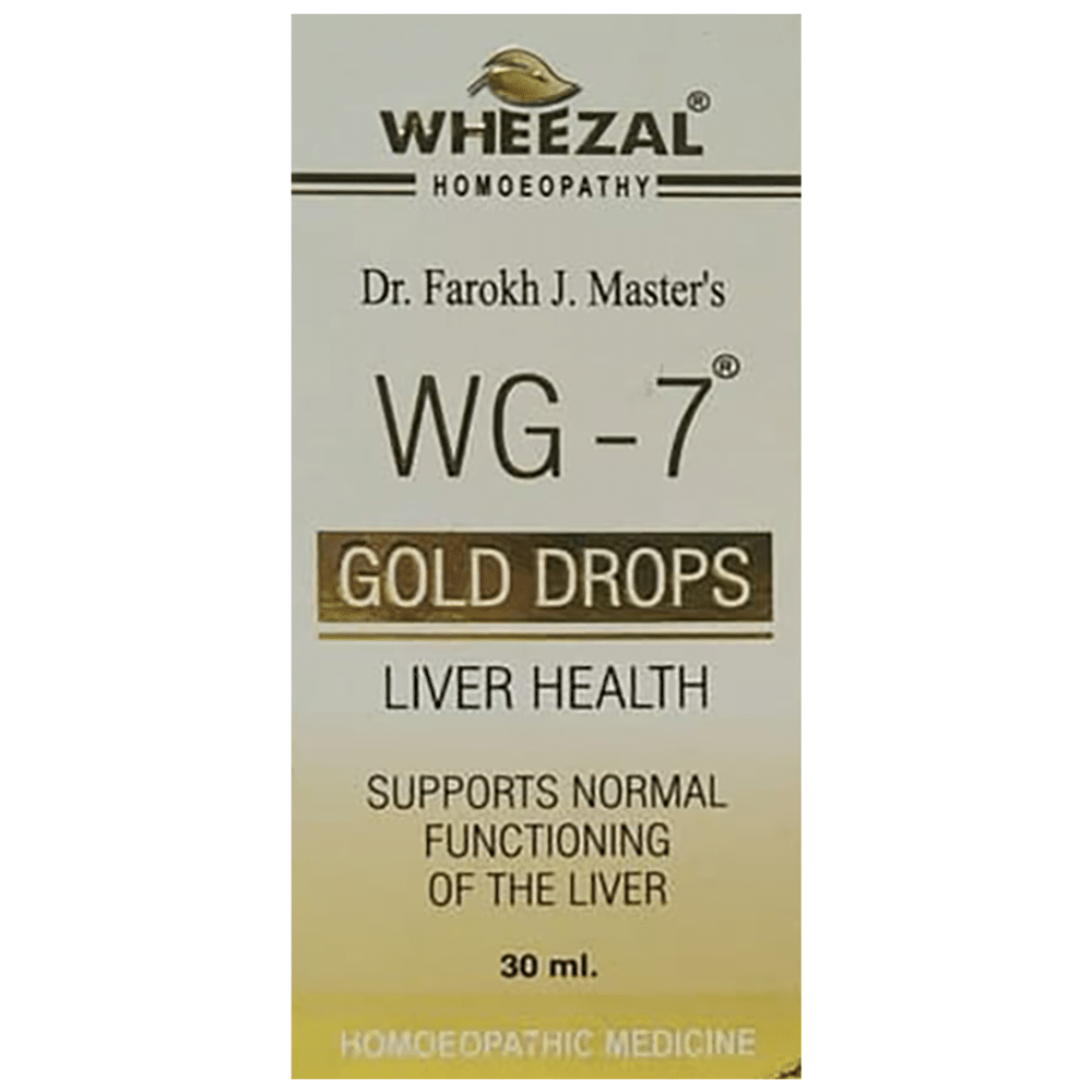 Wheezal WG7 Liver Health Gold Drop