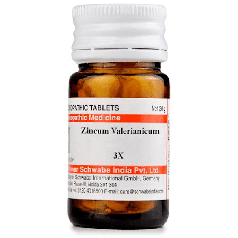 Dr Willmar Schwabe India Zincum Valerianicum Trituration Tablet 3X