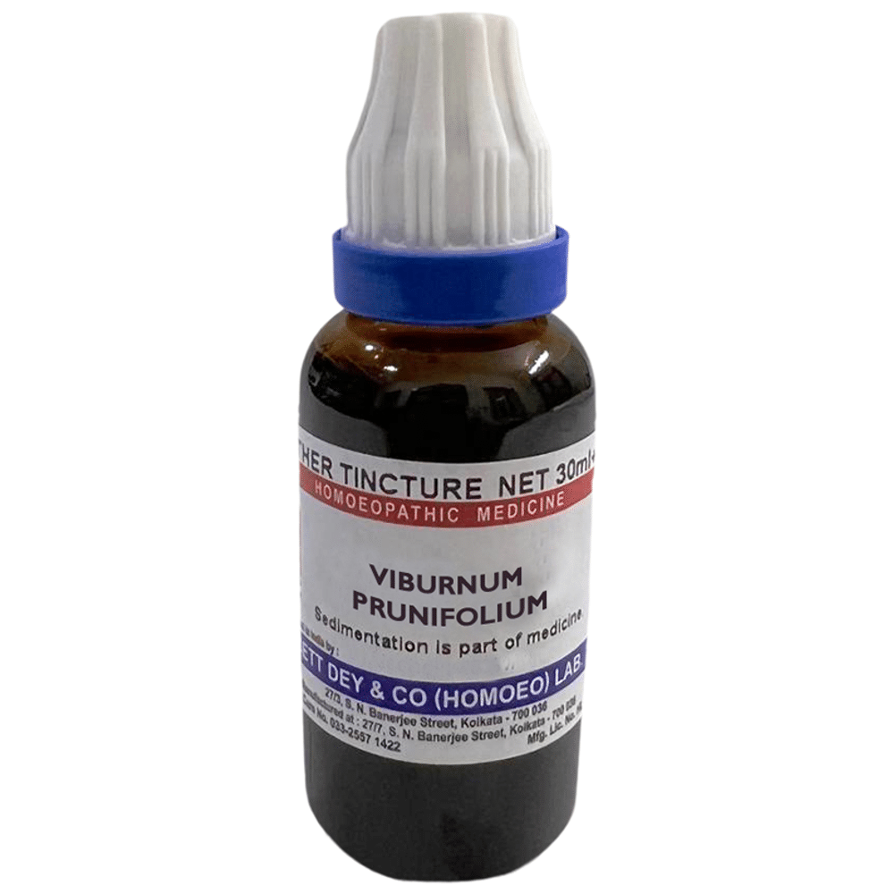 Sett Dey Viburnum Prunifolium Mother Tincture Q