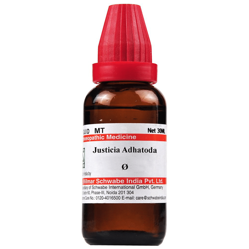 Dr Willmar Schwabe India Justicia Adhatoda Mother Tincture Q