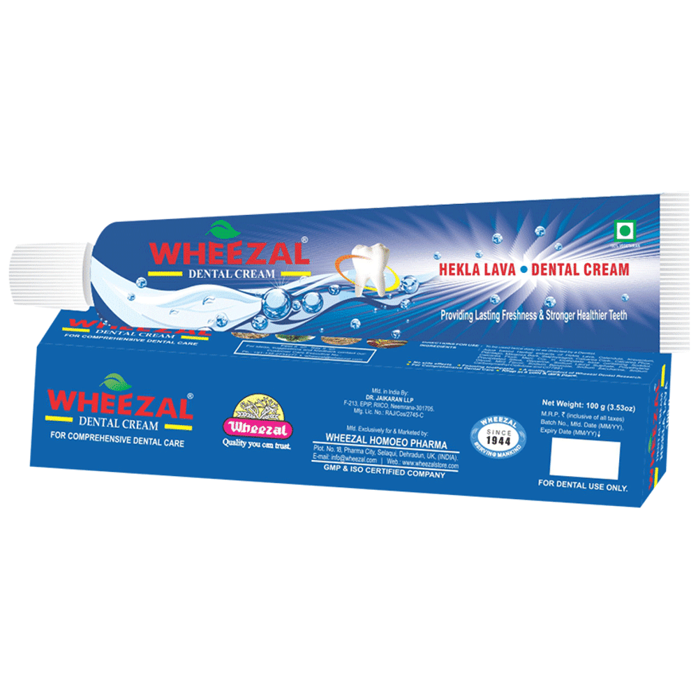 Wheezal Hekla Lava Dental Cream