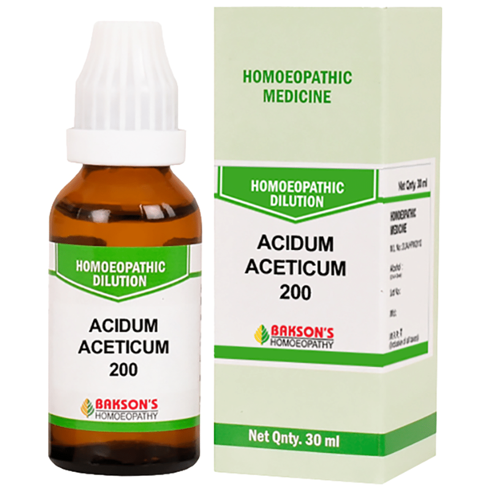 Bakson's Homeopathy Acidum Aceticum Dilution 200