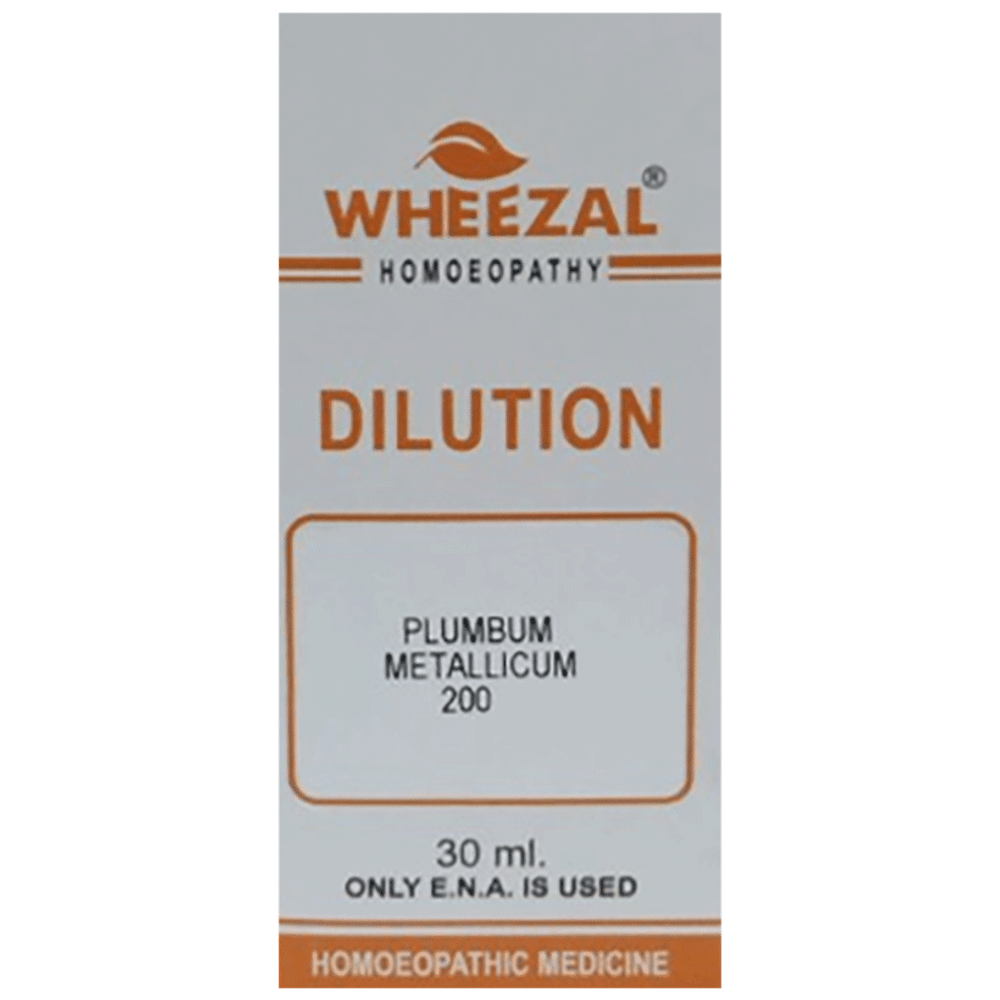 Wheezal Plumbum Metallicum Dilution 200