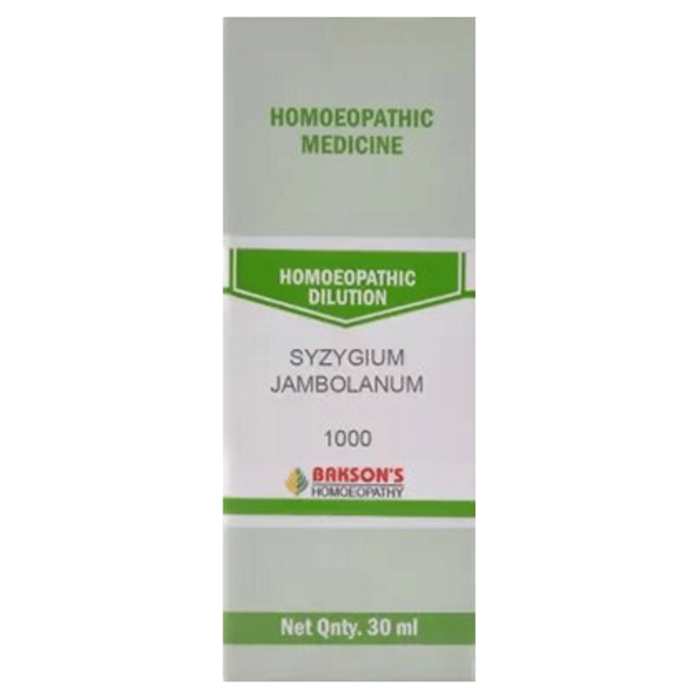 Bakson's Homeopathy Syzygium Jambolanum Dilution 1M