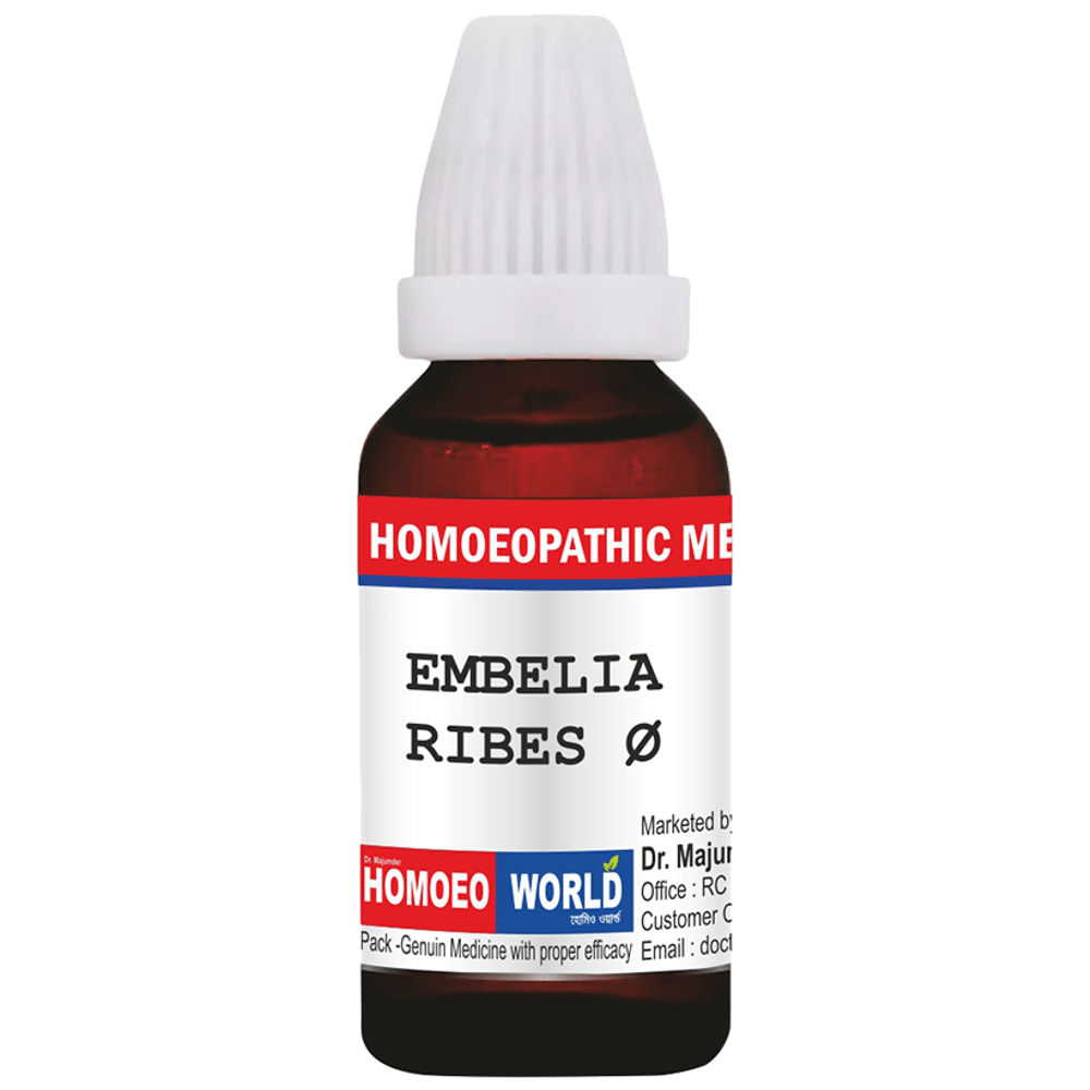 Dr. Majumder Homeo World Embelia Ribes Mother Tincture (30ml Each) Q