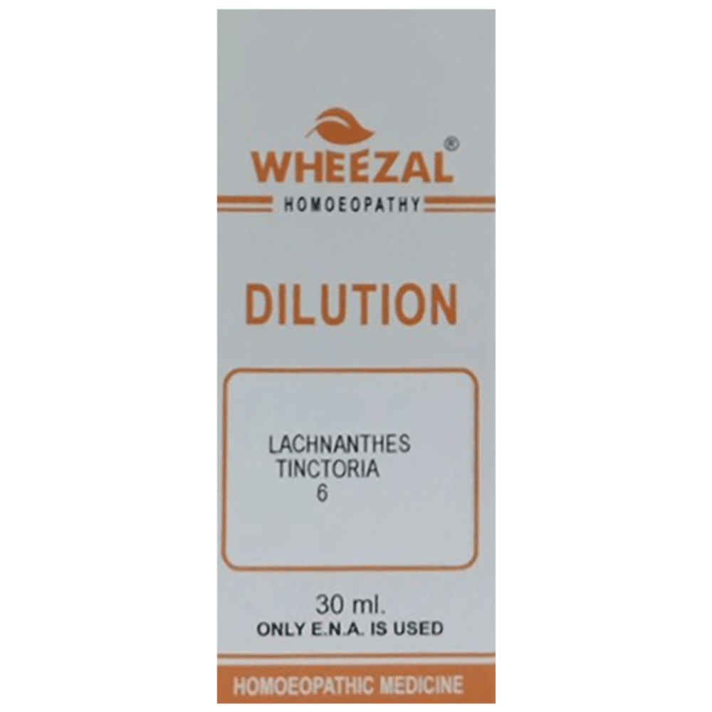 Wheezal Lachnanthes Tinctoria Dilution 6