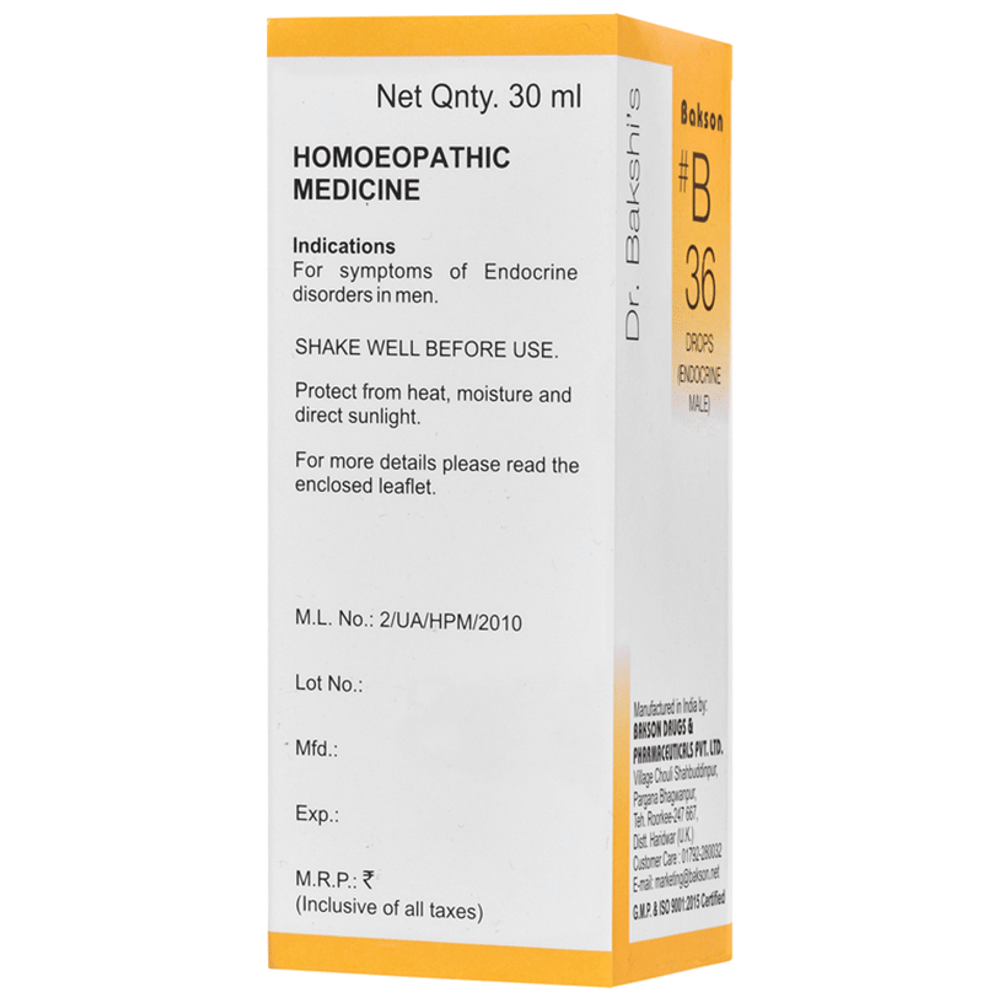 Bakson B36 Endocrine Male Drop