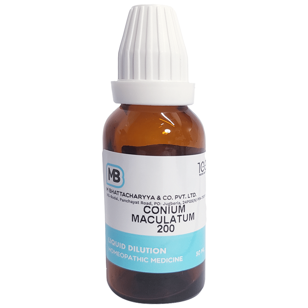 M Bhattacharyya & Co Pvt Ltd Conium Maculatum Dilution 200