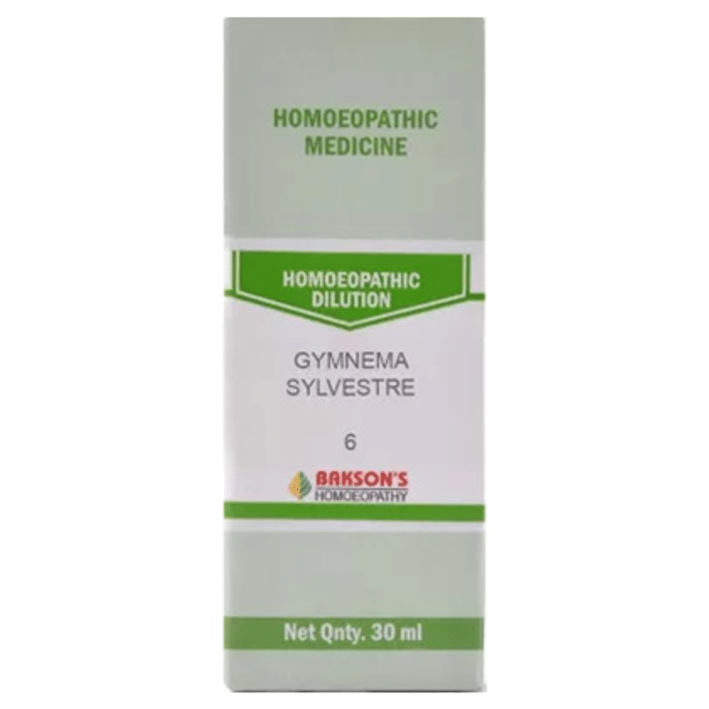 Bakson's Homeopathy Gymnema Sylvestre Dilution 6 CH