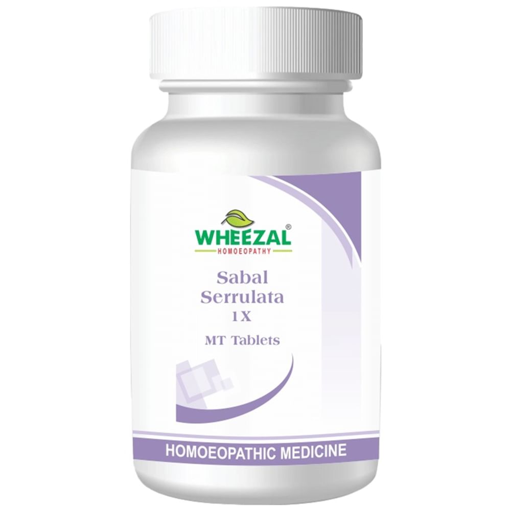 Wheezal Homeopathy Sabal Serrulata 1X MT Tablet