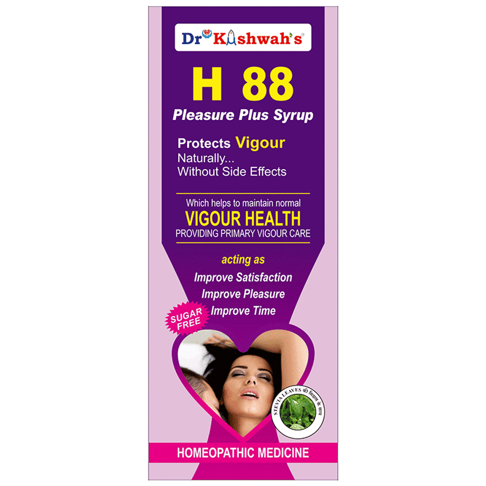 Dr Kushwah's H 88 Pleasure Plus Syrup Sugar Free