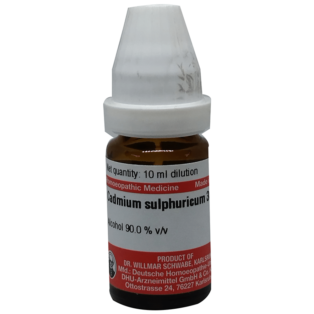 Dr Willmar Schwabe Germany Cadmium Sulphuricum Dilution 30