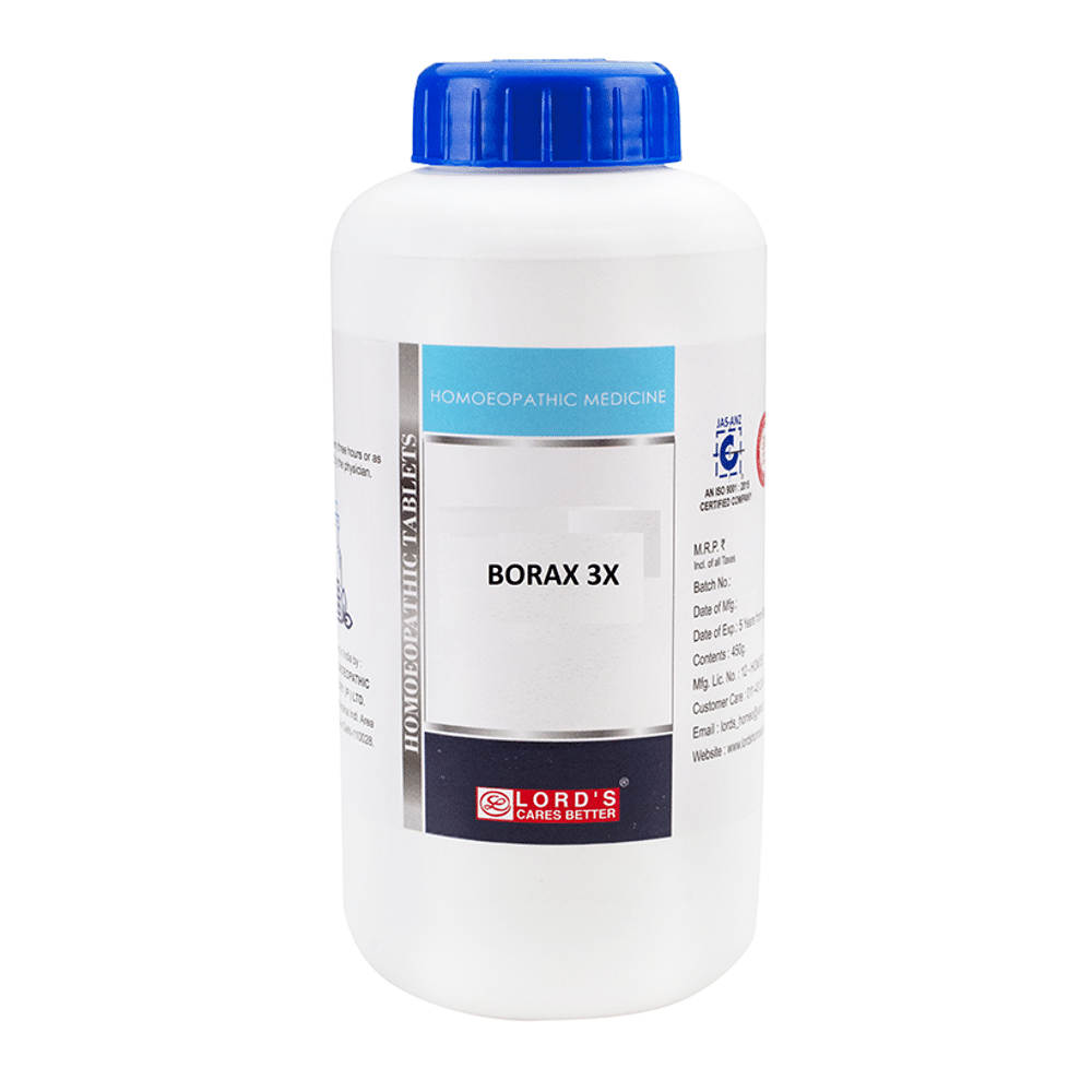 Lord's Borax Trituration Tablet 3X